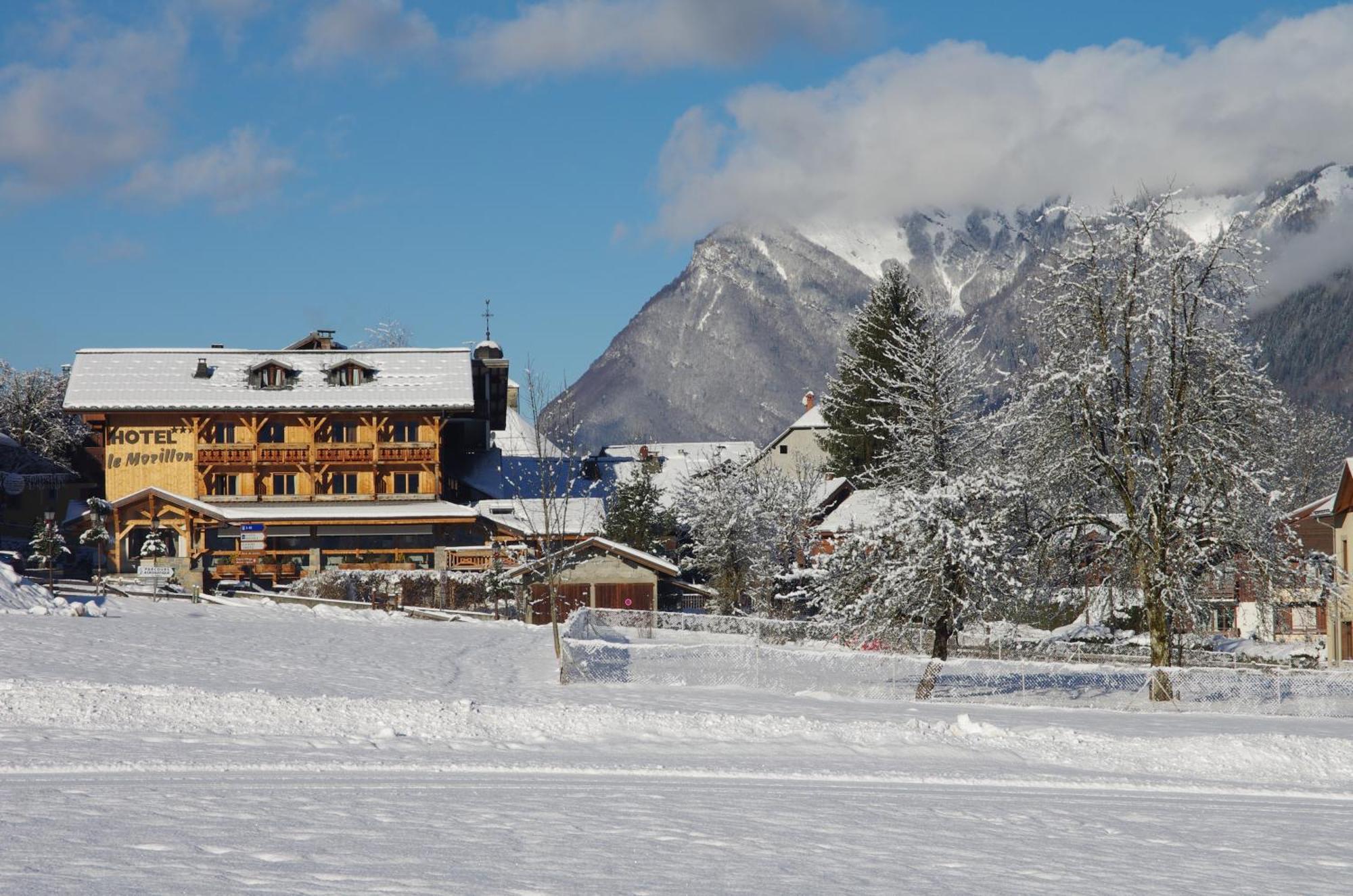 Hotel-Spa Le Morillon Charme & Caractere Exterior foto